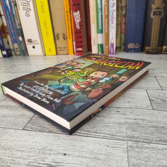 ADVENTURES OF A‎ KID MAGICIAN Justin Flom Scott Judy Flom Hardcover Kids Book - Picture 7 of 10